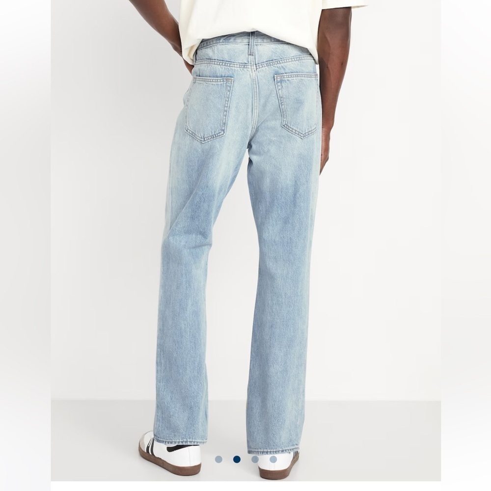 NWT Men’s Old Navy Light Wash Straight Jeans Size 30/30 - Picture 2 of 12